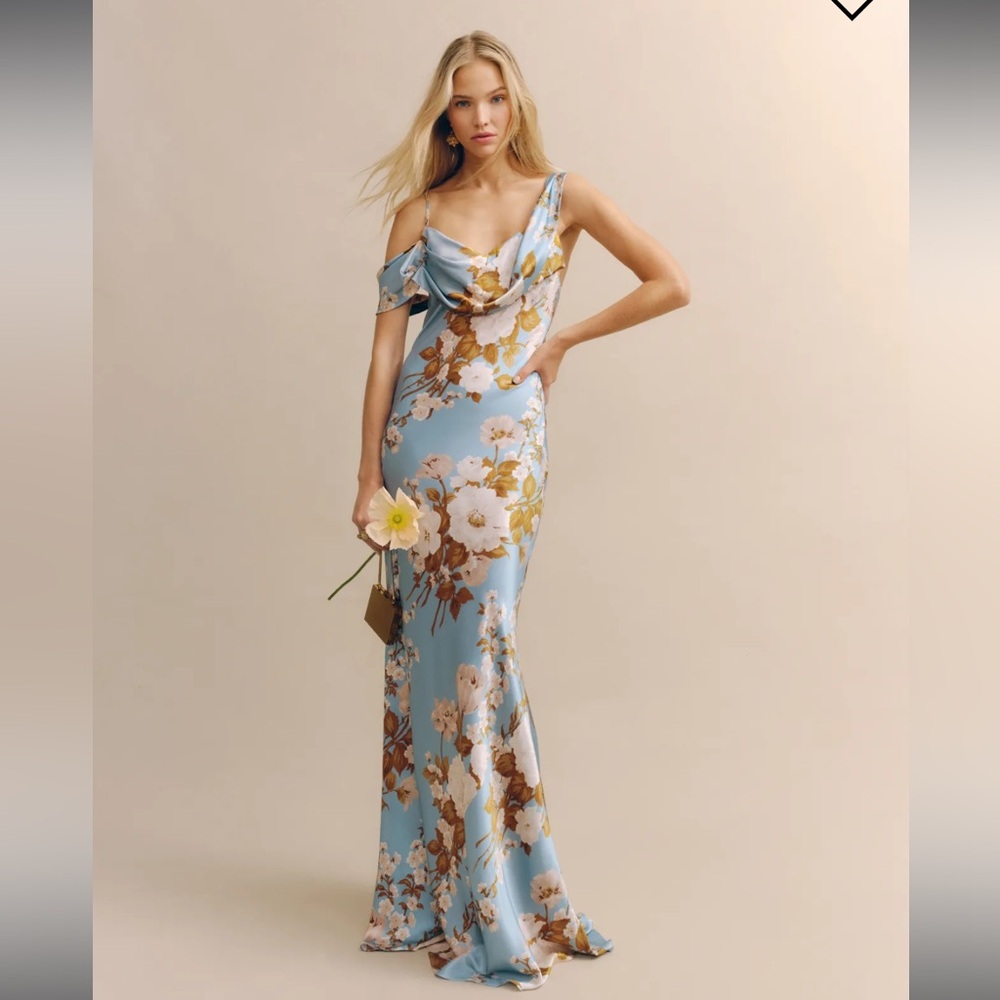 Reformation Ronda silk dress 2